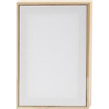 Gespannte Leinwand mit Rahmen, Gr��e 15,8 x 23,8 cm, 280 g, Wei�, 10 St�ck