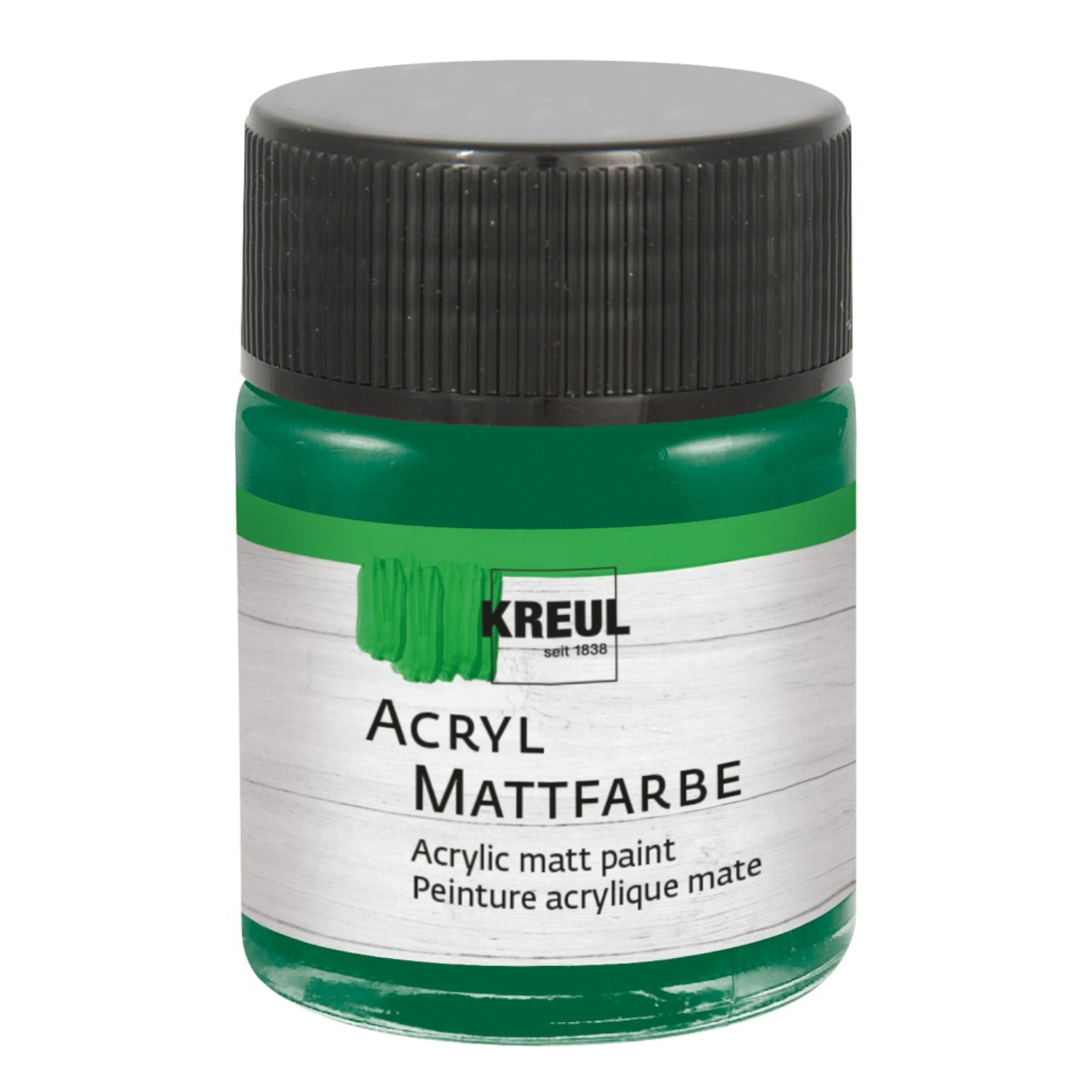 Kreul Acryl-Mattfarbe / Bastelfarbe, 50ml, Gr�n