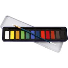 Wasserfarben-Set, 12 Farben, Gr��e 22,5 x 5,7 x 1,7 cm