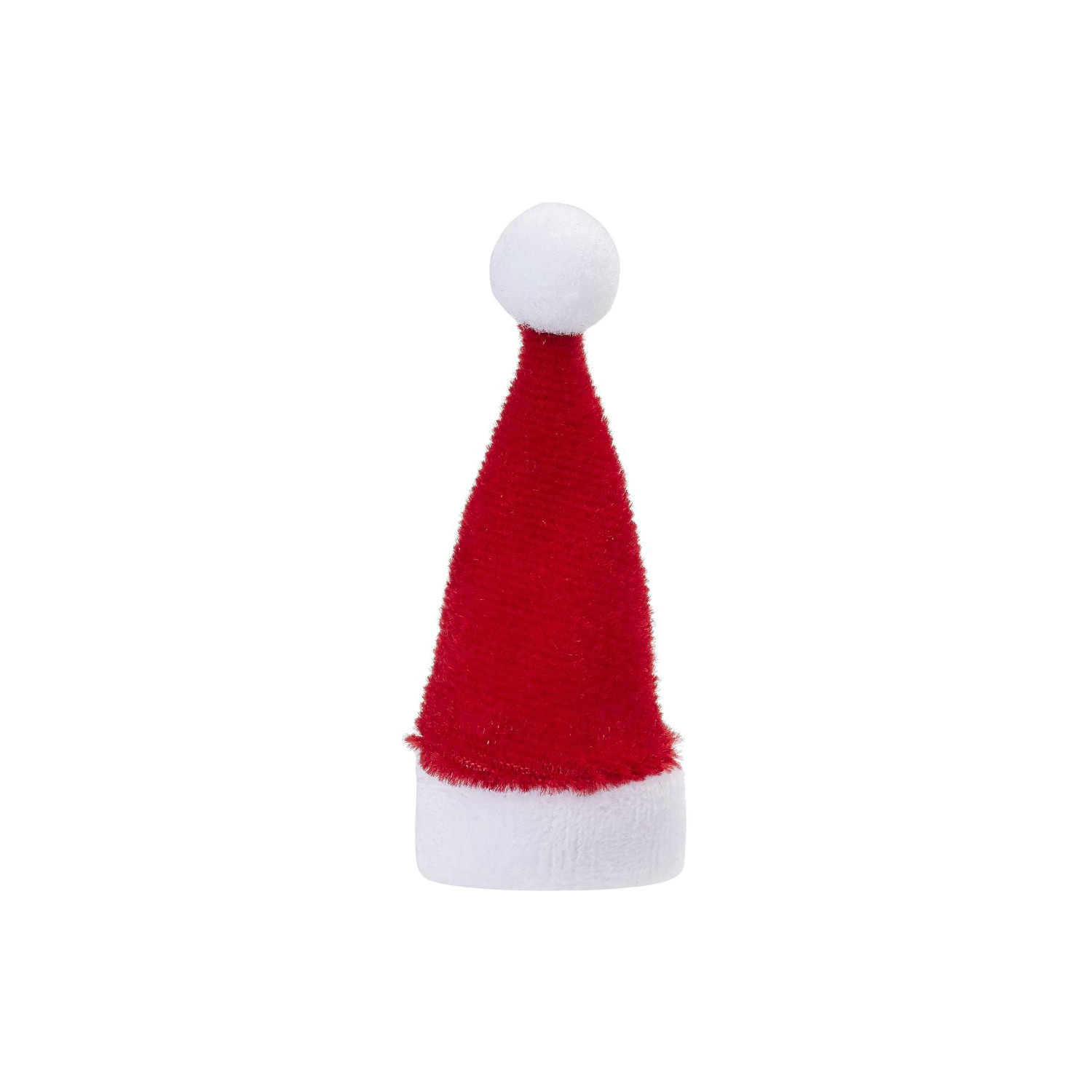 NEU Miniatur Nikolaus-M�tze, 2 St�ck, rot-wei�, ca. 4 x 7 cm