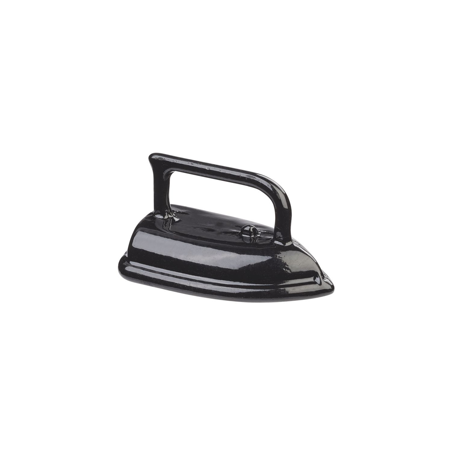 NEU Miniatur B�geleisen aus Kunststoff, schwarz, ca. 2 x 1,2 x 1,1 cm