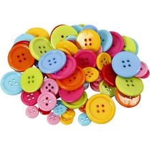 Knopf-Mix, sortierte Farben und Gr��en, 500 g