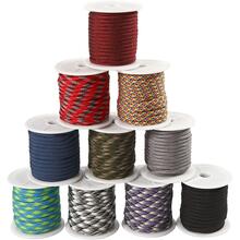 Nylon-Kordel, Breite 5 mm, Sortierte Farben, 10 x 10 m