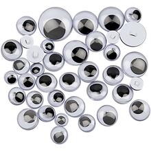 Wackelaugen - Sortiment, zum Aufn�hen, � 8-20 mm, 250 sortiert