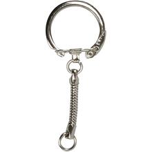 Schl�sselring mit Kette, 25 St�ck, L�nge 6 cm, Durchmesser 2,3 cm