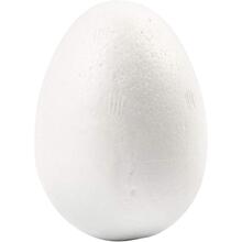 Styropor-Eier, 50 St�ck, H�he 6 cm, Wei�