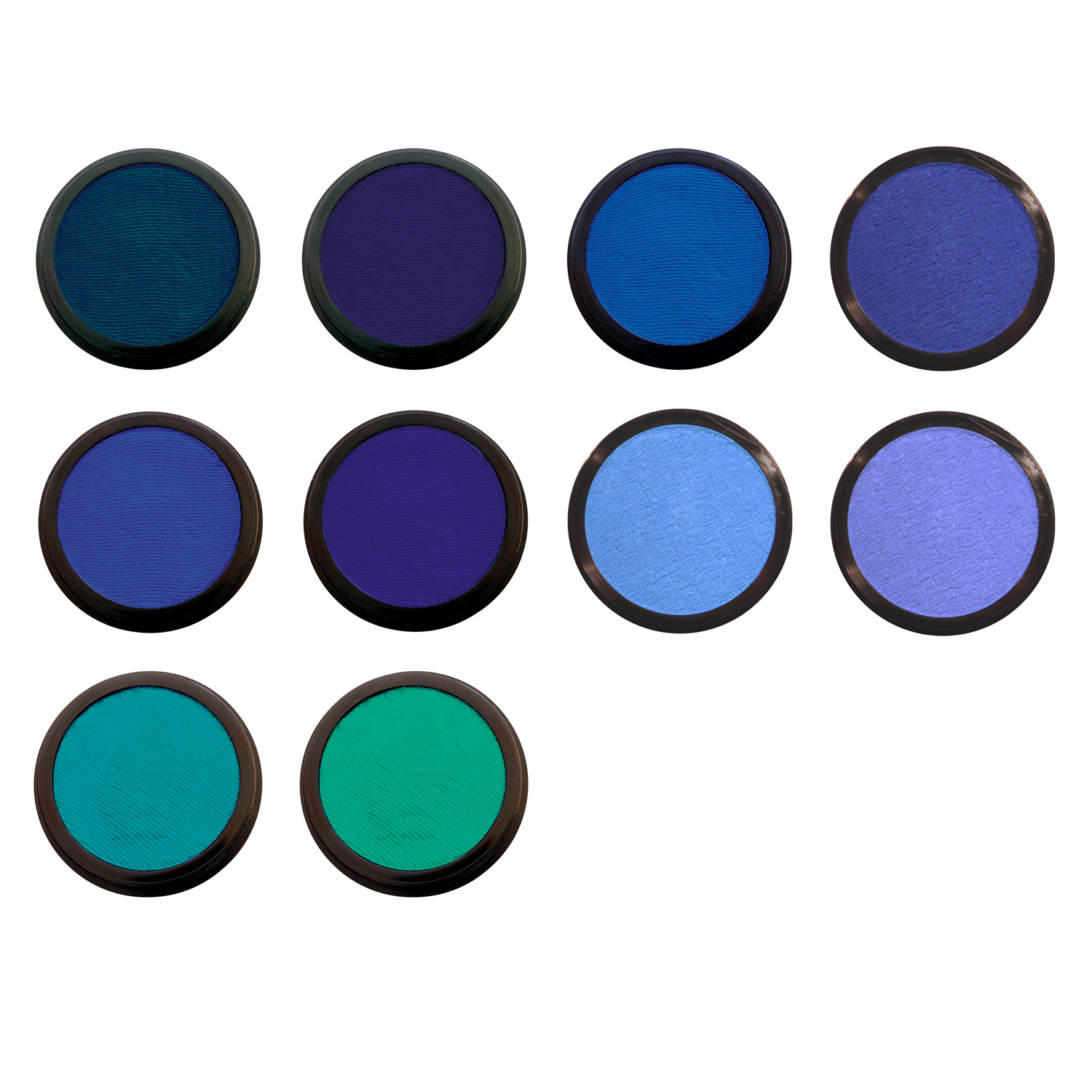 NEU EULENSPIEGEL Profi-Aqua-Schminke, 3,5 ml, Blau- / Wasser-T�ne - Verschiedene Farben