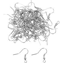 Ohrhaken, Gro�pack 100 St�ck, L�nge 18 mm, Versilbert
