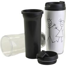 Thermobecher mit Deckel, H�he 17,5 cm, � 7 cm, 12 St�ck