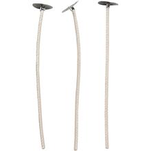 Dochte f�r Kerzen, Geeignet f�r Beh�lter mit 20�65�mm Durchmesser, L 10 cm, Dicke 2 mm