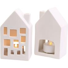 Teelichth�uschen, H�he 12 cm, Gr��e 5x7 cm, 12 St�ck