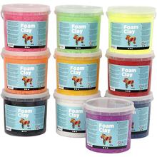 Foam Clay� , Farbmix, 10 Dosen � 560 g