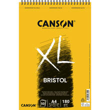 NEU Canson XL Bristol Spiralblock, DIN A4, 50 Blatt, 180 g/m�