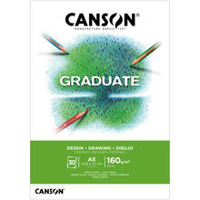 NEU Graduate Dessin Zeichenpapier Block, DIN A5, 30 Blatt, 160 g/m�