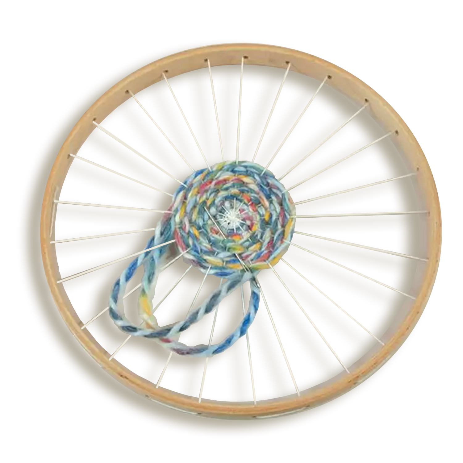 SALE Rundwebrahmen mit 25 L�chern, 22cm Durchmesser