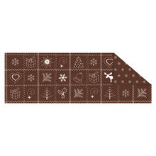 SALE Country Christmas-Fotokarton 49,5x68cm, braun