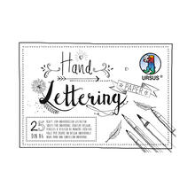 Handlettering Papier, Tonkarton Wei�, 200g/qm, 25 Blatt, DIN A6