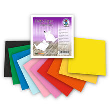 Faltbl�tter intensiv 100 Blatt, 10 x 10 cm - Verschiedene Farben