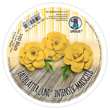 Faltbl�tter Rund, intensiv durchgef�rbt, 100 Blatt, � 12 cm, 65g/qm, Maisgelb