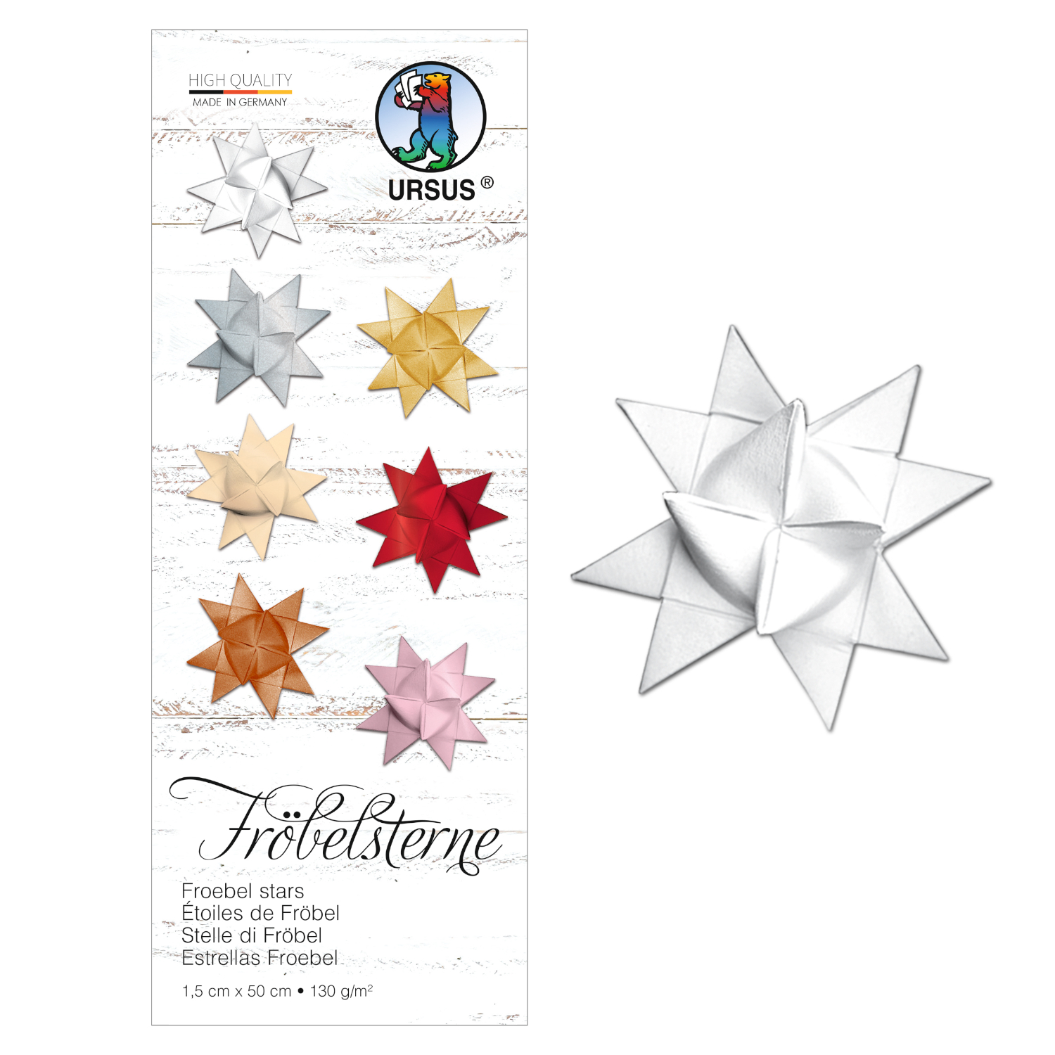 NEU Papierstreifen 130g/qm, 80 St�ck 1,5x50 cm, Wei�