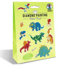 Diamond Painting Bastelset f�r Sticker mit Zubeh�r, Dinos
