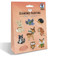 Diamond Painting Bastelset f�r Sticker mit Zubeh�r, Wald