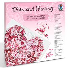 Diamond Painting Set Mandala, 30 x 30 cm Keilrahmen mit Zubeh�r, Herz