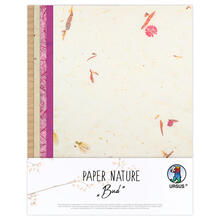 Naturpapier-Komposition Bud, mit getrockneten Bl�ten, 23 x 33 cm, 10 Blatt sortiert