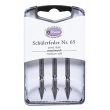 Brause Schreibfeder Sch�lerfeder 1,0mm, 3er Set