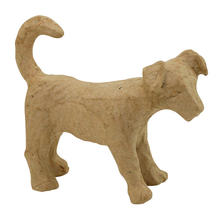 Pappmach�-Figur, Gr��e: ca 8,5 cm, Hund