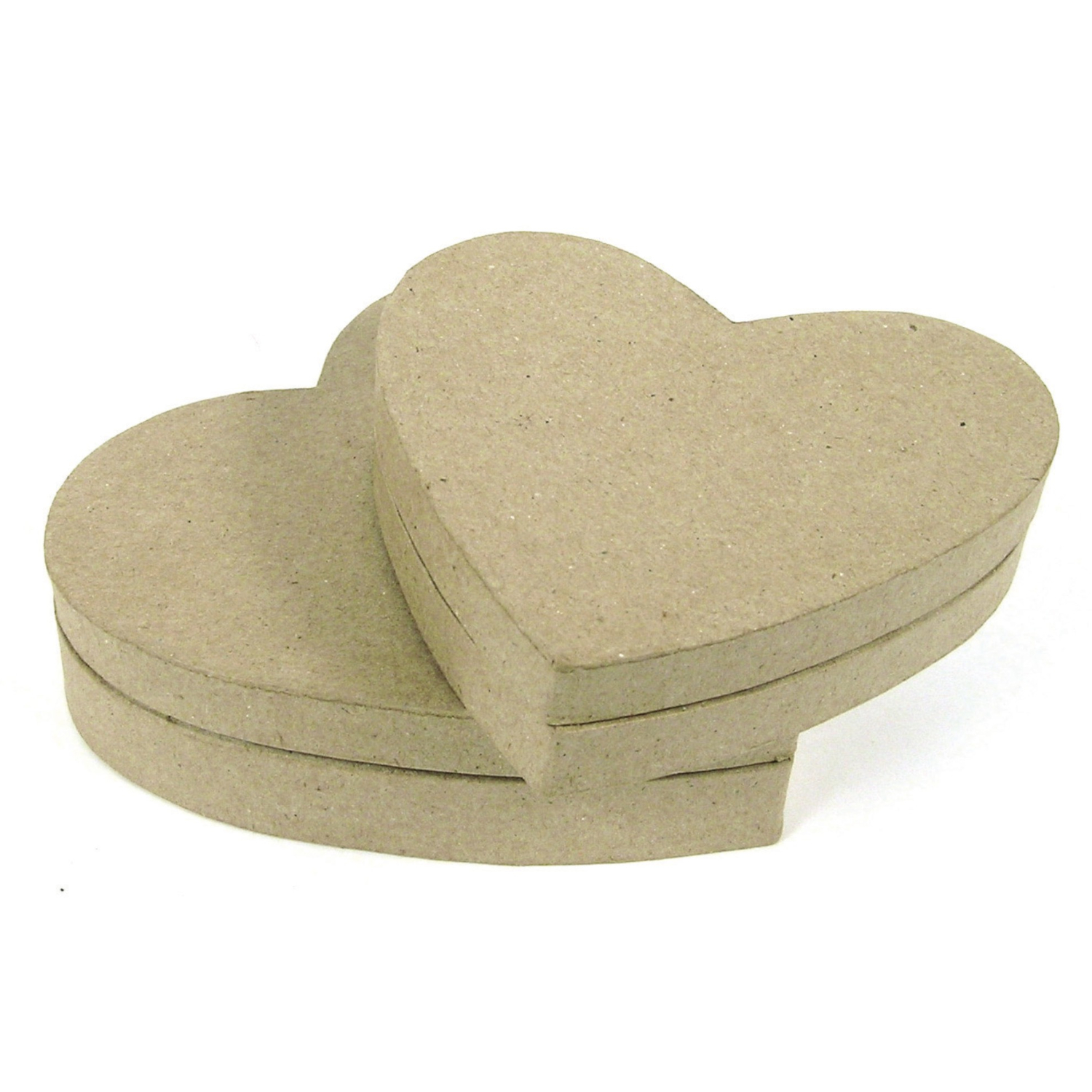 NEU Pappmach�-Schachtel, Herzform, 13 x 11 x 3,5 cm
