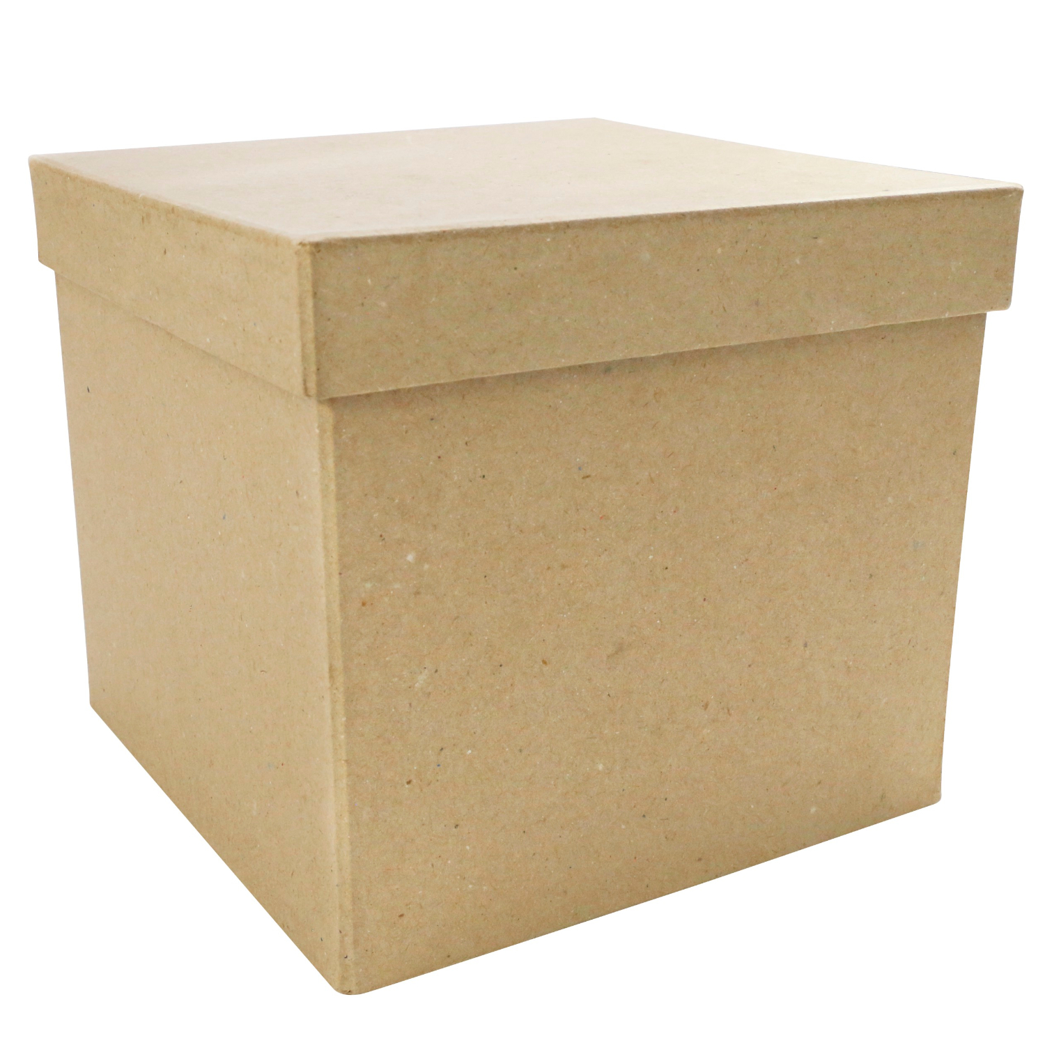 Pappmach�-Schachtel, Quadratisch, 16 x 16 x 14 cm