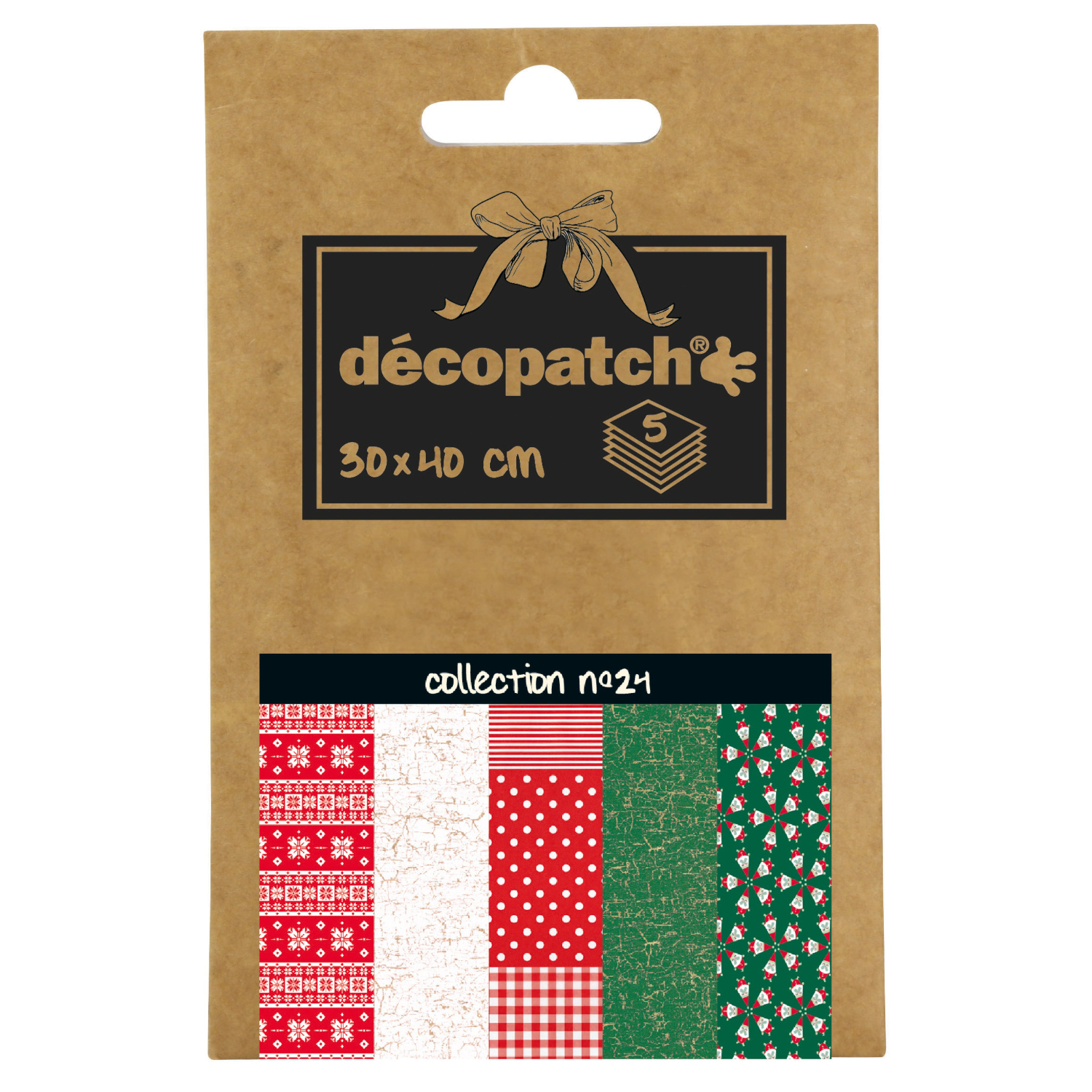 SALE Decoupage- / Decopatch-Papier Pocket-Sortierung, 5 Bogen 30 x 40 cm, Motive: 672, 444, 484, 445, 829