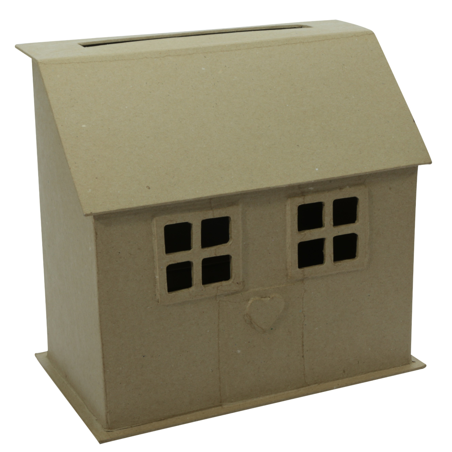 SALE Pappmach� Geschenkebox, Haus, 15 x 26 x 24,5 cm