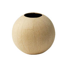 SALE Pappmach�-Vase in Kugelform, 11 x 11 x 10,5 cm