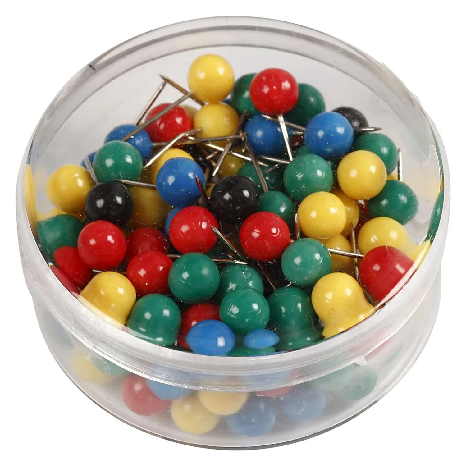 NEU Steck-/Markierungsnadeln, Bunt, L 17 mm, � 6 mm, 100 Stk.