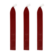 NEU Siegelwachs, Rot, L�nge: 10 cm, 3 Stangen