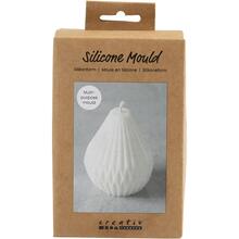 Silikonform, Gerippte Tropfenform, H�he 8 cm, Durchmesser 7 cm