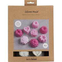 Silikonform, Kleine Kuchen, H�he 2,5 cm, L�nge 4 cm, Breite 4,5 cm