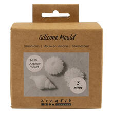 NEU Silikonform / Gie�form, Muscheln & Seeigel, 3 Motive