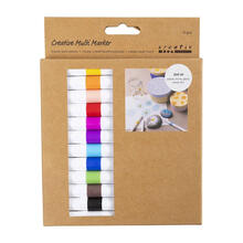 NEU Universal-Marker Set, 12 Filzstifte in Sortierten Farben, Strichst�rke 4 mm