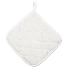 Topflappen wei�, wattiert, 20x20cm, 1 St�ck