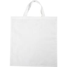 Stoffbeutel, Gr��e 38x42 cm, 130 g, Wei�, 1 St�ck