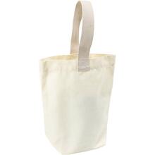 Kleiner Jutebeutel, H�he 26 cm, Tiefe 9,5 cm, Breite 23 cm, Hellnatur, 1 St�ck