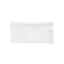 NEU M�ppchen mit Rei�verschluss / Federm�ppchen, 11x23 cm, Wei�