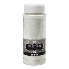 SALE Glitterdose, 110g, Wei�