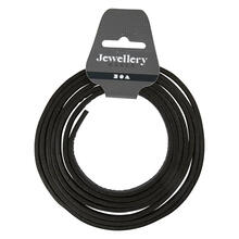 NEU Lederband Schwarz, Breite 10 mm, St�rke 2 mm, L�nge 2 m