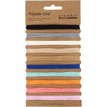 Polyesterschnur, Dicke 0,6 mm, Sortierte Farben, 10x4 m