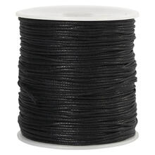 NEU Baumwollkordel Schwarz, St�rke 1 mm, L�nge 100 m