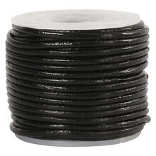 NEU Lederband Schwarz, St�rke 1 mm, L�nge 10 m